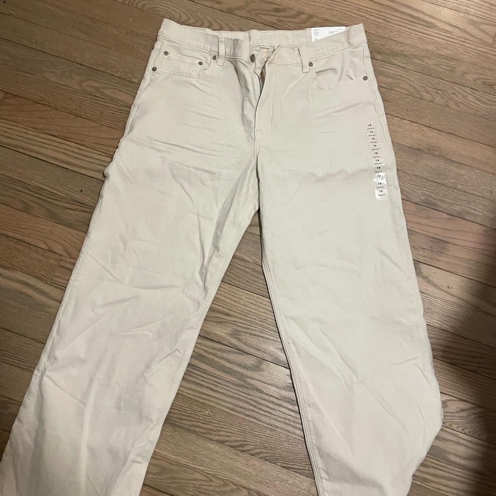 Tan American eagle jeans size 14